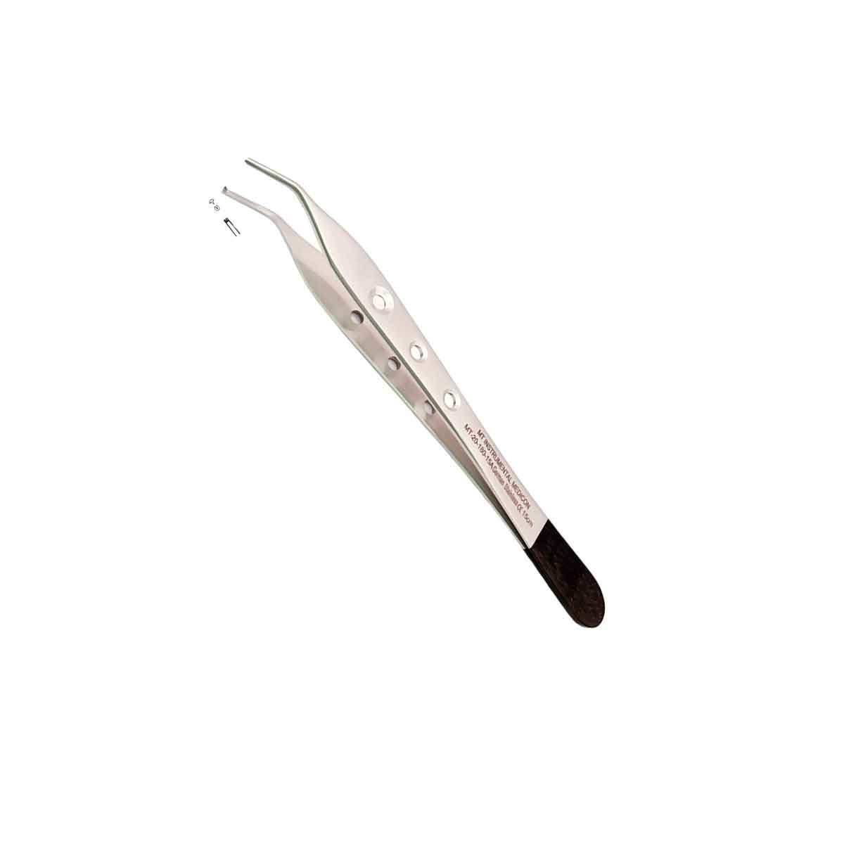 Pinza Adson Curva con Denti 15 cm Black Line