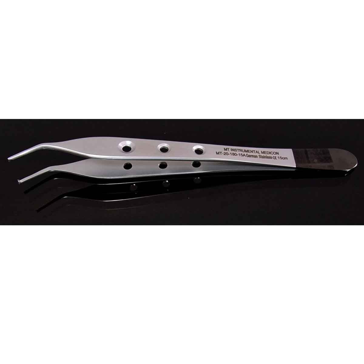 Pinza Adson Curva con Denti 15 cm Black Line - Image 3