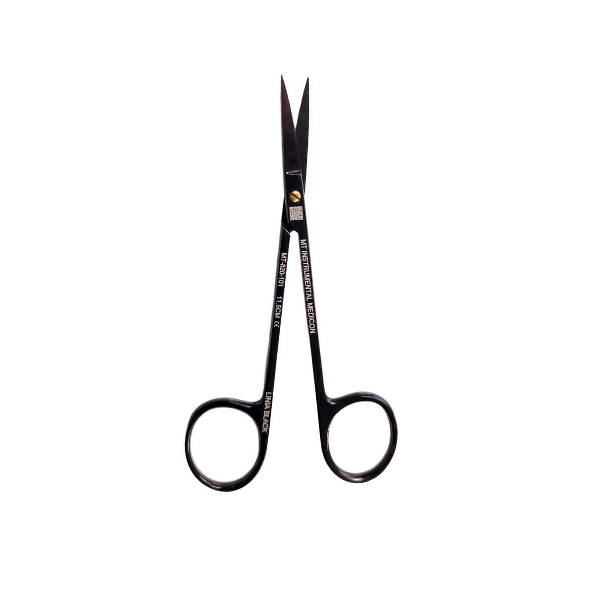 Forbici Iris Rette 11,5 cm Black Line