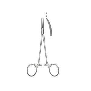 Pinza Crile-Rankin curva con denti 16 cm