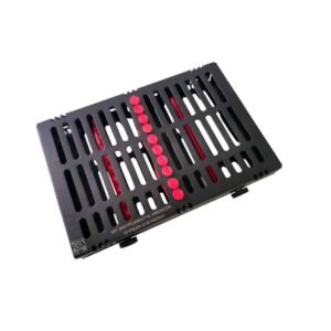 Cassette di sterilizzazione 10 strumenti linea Black Line