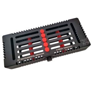 Cassette di sterilizzazione 5 strumenti linea Black Line