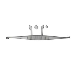 Curette ossea doppia Williger 14 cm