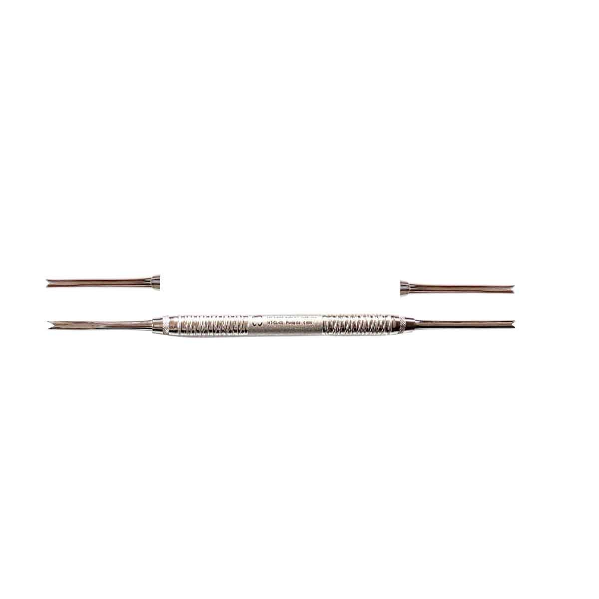 Elevatore curvo per denti decidui 4 mm