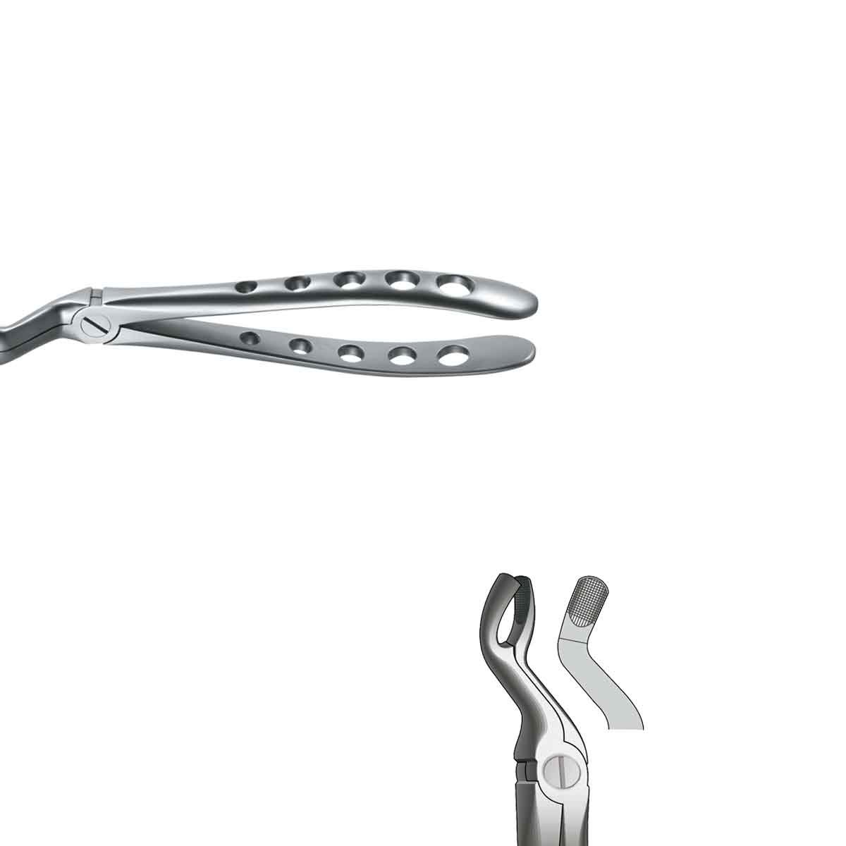 Pinza da estrazione per terzi molari superiori Fig. 67A