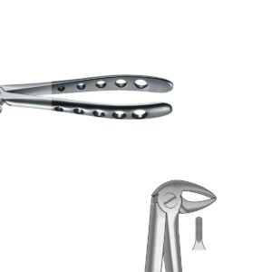 Pinza da estrazione radici inferiori Nº33L linea Black Line