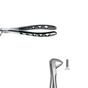 Pinza da estrazione radici inferiori Nº74 Linea Black