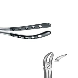 Pinza da estrazione radici molari inferiori Nº56 Linea Black