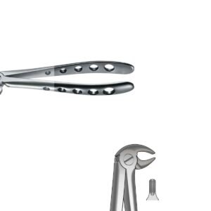 Forceps n. 13 per incisivi, canini e premolari inferiori Black Line