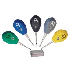 Set di elevatori dentali alati veterinari - 5 pezzi