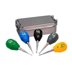 Kit di elevatori dentali alati veterinari