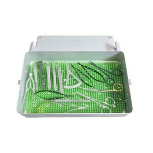 Kit chirurgico veterinario per oftalmologia, 15 strumenti