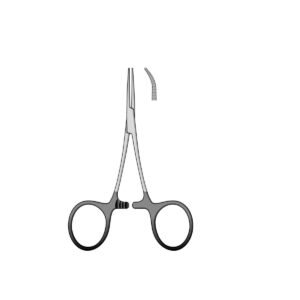 Pinza Mosquito curva Black Line