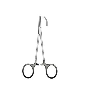 Pinza Mosquito curva Black Line
