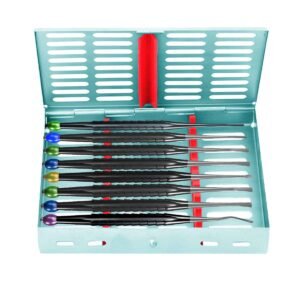 Set di 8 Elevatore Extraccion Tool linea Black Line