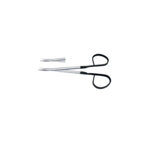 Microforbice curva 13 cm Black Line