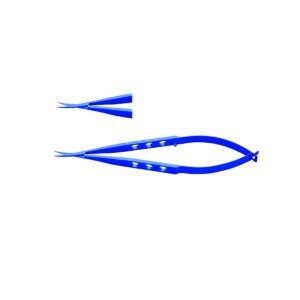 Forbice Castroviejo titanio curva 18cm