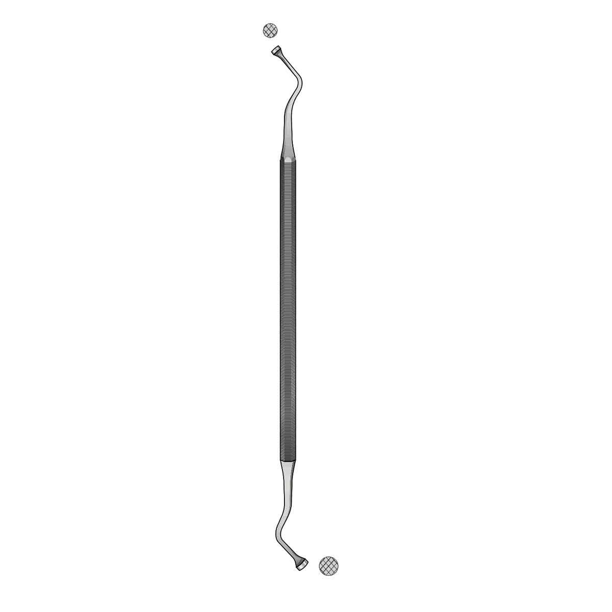 Compattatore di osso 3mm / 4mm
