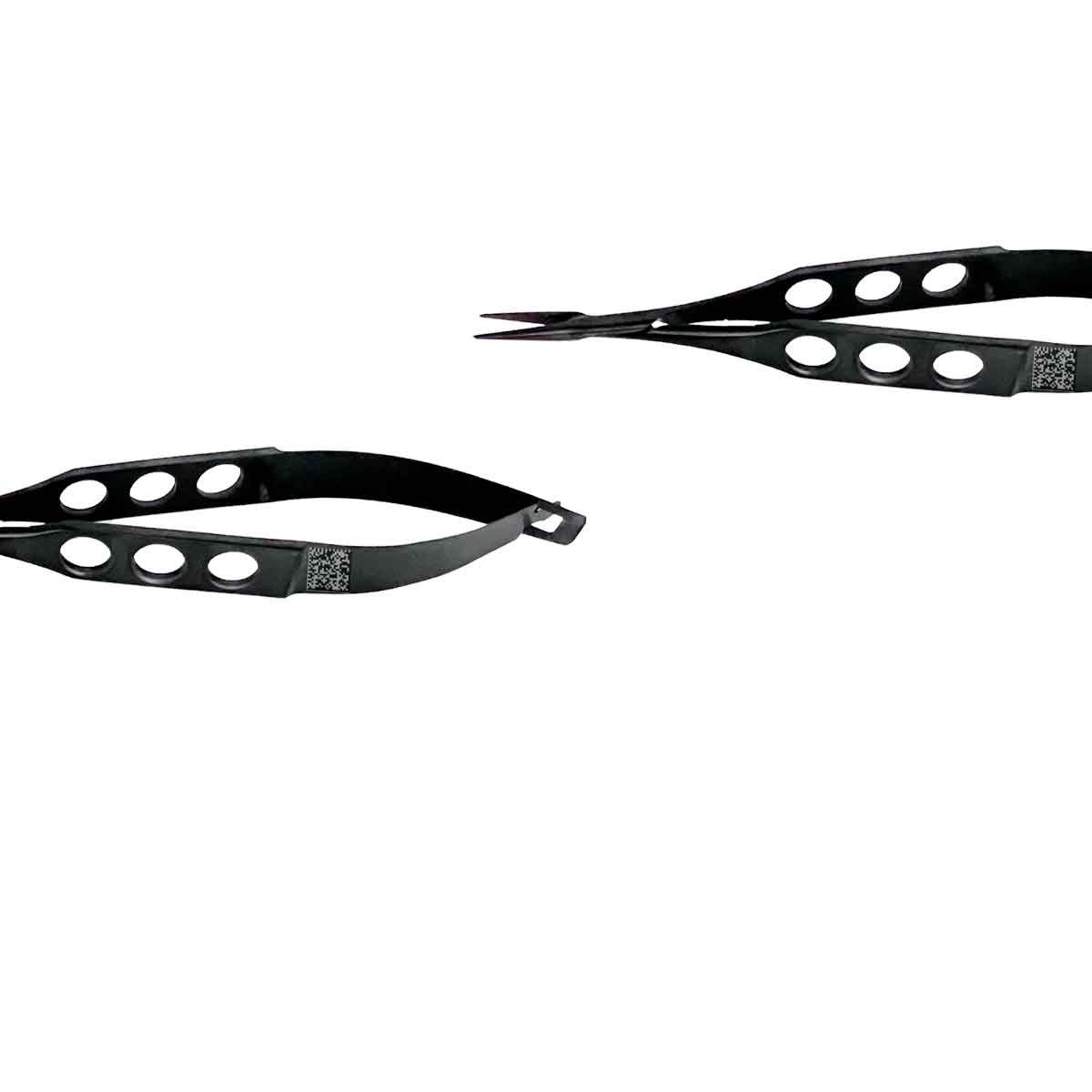 Micro porta aghi Castroviejo retto Black Line 10 cm - Image 2
