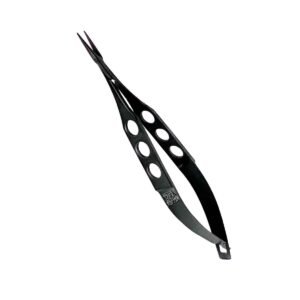 Micro porta aghi Castroviejo retto Black Line 10 cm