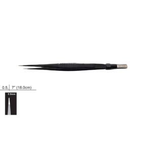 Pinza bipolare antiaderente retta EU 18 cm