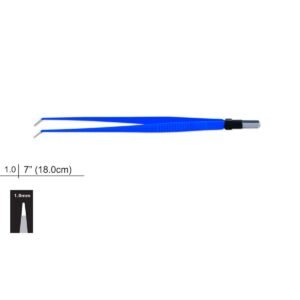 Pinza bipolare curva 18 cm con attacco EU