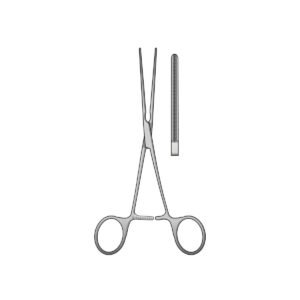 Pinza clamp intestinale atraumatica retta 16 cm