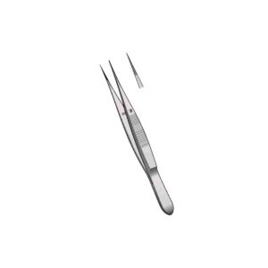 Pinza Iris micro senza dente 9 cm
