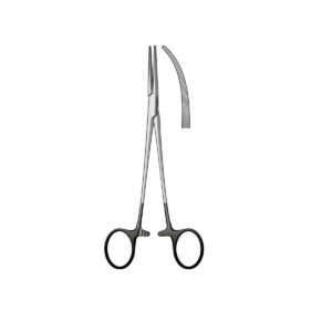 Pinza emostatica Kocher curva 16 cm Black Line