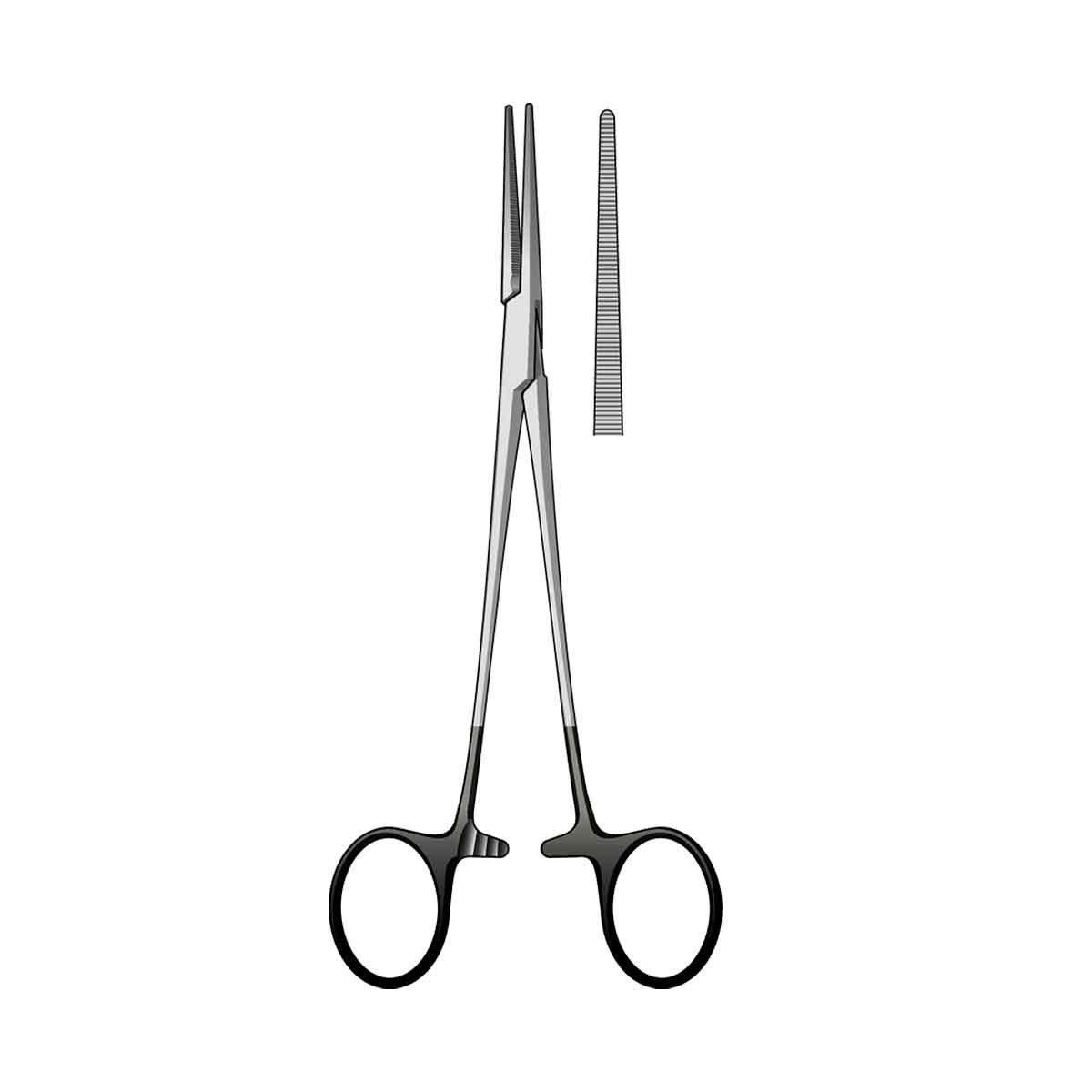 Pinza Kocher retta Linea Black 18cm
