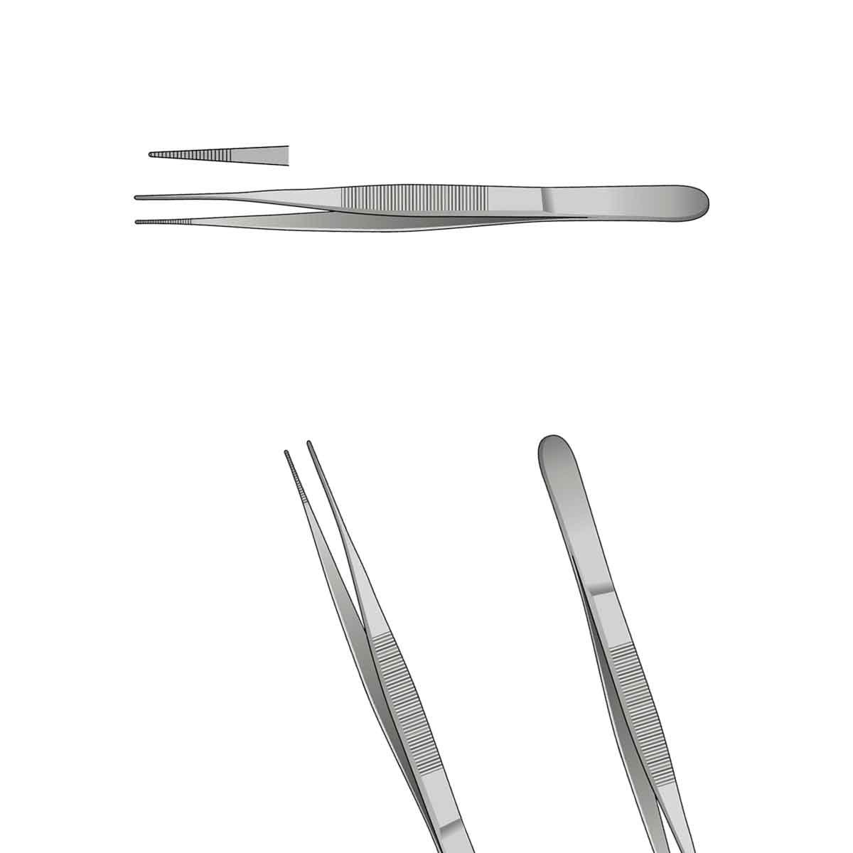 Pinza Semken Disección senza Diente 15cm - Image 2