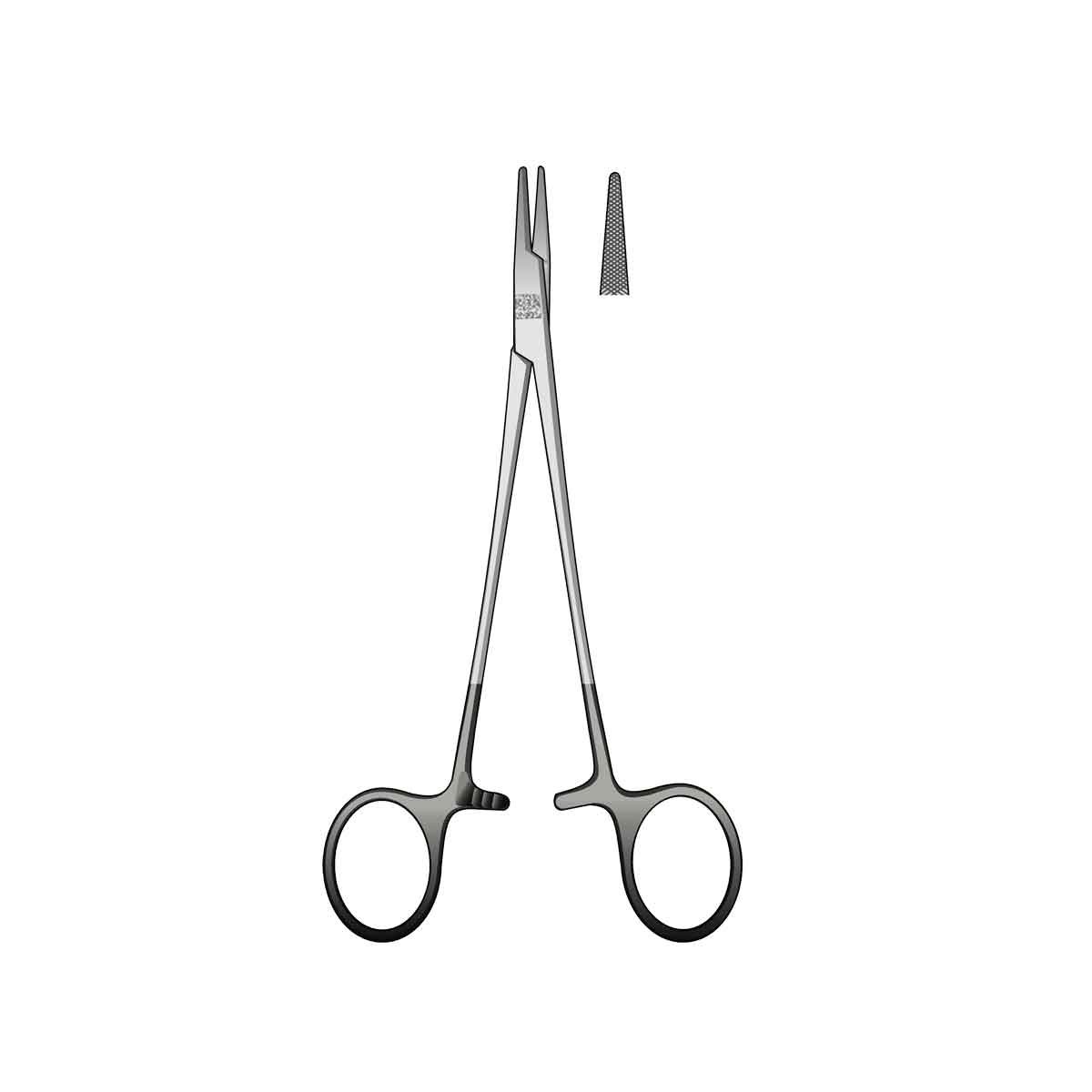 Porta-aghi DeBakey Black Line 15 cm