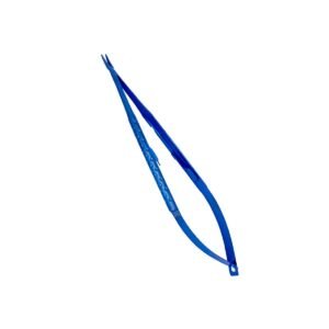 Porta-aghi Castroviejo titanio curvo 18 cm