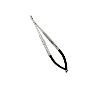 Porta-aghi Castroviejo Tc curvo 14cm Black Line