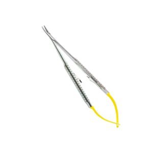 Porta-aghi Castroviejo Tc curvo 14cm
