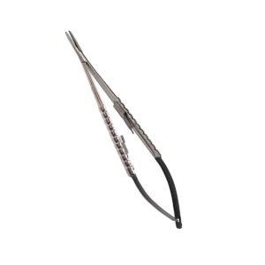 Porta-aghi Castroviejo Tc retto 18cm Black Line