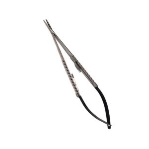 Porta aghi Castroviejo TC retto Black Line 18 cm