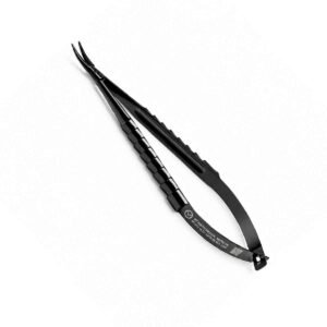 Porta-aghi Castroviejo TC curvo Linea Black 14 cm