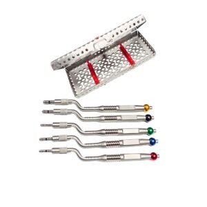Set di 5 Osteotomi convessi angolati