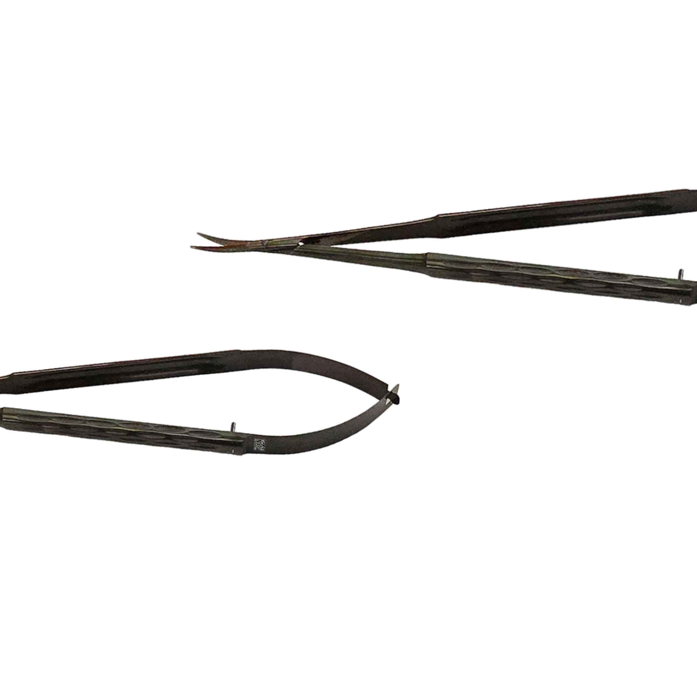 Forbice Castroviejo Supercut microchirurgia curva Linea Black 14cm - Image 3