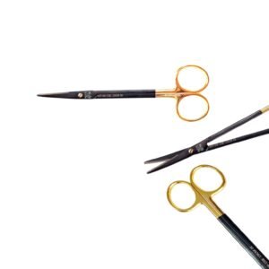 Forbice Metzenbaum curva TC Black Line 15 cm