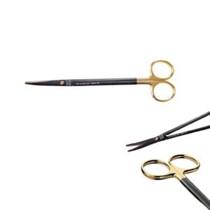 Forbice Metzenbaum curva TC Linea Black 18 cm