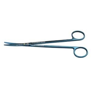 Forbice Metzenbaum Supercut TC curva Blue Line 18 cm