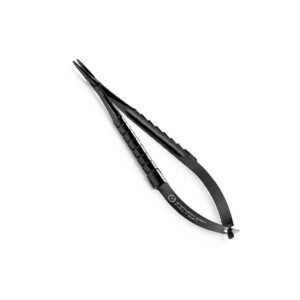 Porta-aghi Castroviejo TC retto Linea Black 14 cm